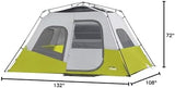 CORE Instant Cabin Tents | 6 Person / 9 Person / 10 Person / 12 Person Family Cabin Multi Room Pop Up Tents Car Camping | Included Storage Pockets for Camping Accessories