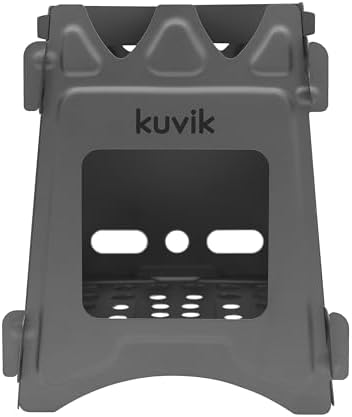 Kuvik Titanium Wood Stove - Ultralight and Compact Stove for Backpacking, Camping, and Survival