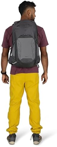 Osprey Talon 22L Men's Lightweight Hiking Backpack with Hipbelt, Phantom Grey/Dark Charcoal