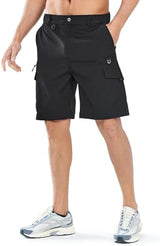 NORTHYARD Men's Casual Cargo Shorts Lightweight 9" Hiking Golf Work Quick Dry Camping Outdoor Travel Fishing with 7 Pockets
