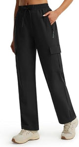 Libin Women's Hiking Pants Lightweight Quick Dry Cargo Pants Petite/Regular/Tall Casual Work Travel Safari Clothes