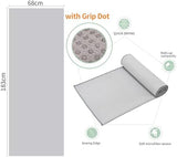 2 Pack Hot Yoga Towel with Grip Dot，Stickyfiber Yoga Mat Towels Non Slip for Hot Yoga,Absorbent Microfiber Sweat Anti-Slip Cover,Bikram,Pilates,Exercise,Fitness