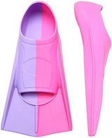 Kids Swim Fins,Short Kids Fins Youth Swimming Flippers for Lap Swimming Training for Children Girls Boys Beginners