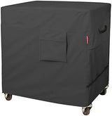 Porch Shield Waterproof Rolling 80-100 Qt Cooler Cart Cover Fits Most Patio Ice Chest Party Cooler (Black, 40"L x 20"W x 32"H)