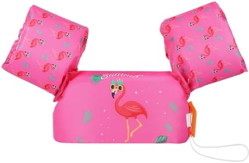 MoKo Toddler Swim Vest for Kids, 20-66 lbs, Arm Floaties with Adjustable Straps, Nylon Material, Swim Vest for Toddlers Learning to Swim