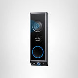 eufy Security Video Doorbell E340,No Subscription,Dual Cameras, 2K FHD,Head-to-Toe View, Doorbell Camera Wireless & Wired, Color Night Vision, Two-Way Talk, AI Motion/Package Detection, Built-in 8GB