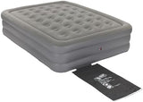 Coleman GuestRest 18" Plush Top Double High Air Mattress Airbed with Integrated Storage System and Carry Bag, Pump Not Included, Queen