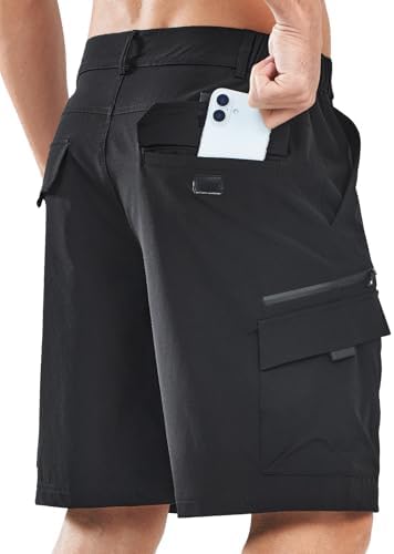 NORTHYARD Men's Casual Cargo Shorts Lightweight 9" Hiking Golf Work Quick Dry Camping Outdoor Travel Fishing with 7 Pockets