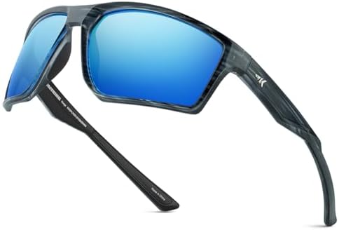 KastKing Osage Polarized Sport Sunglasses for Men and Women, Ideal for Driving Fishing Cycling Running, UV Protection
