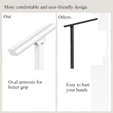 Hand Rails for Outdoor Steps,3 Step Stair Handrail & Indoor Stair Railing Kit，White Railings for Outdoor Steps and Hand Rails for Seniors for Porch（2 Step White）