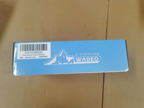 WADEO Portable Shower for Camping, 6000mAh Outdoor Electric Shower Rechargeable Pump with Intelligent Digital Display, Camping Shower Head Nozzle for Camping, Hiking, Traveling, Washing