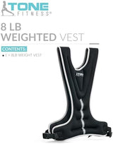 Tone Fitness Weighted Vest | 8lb or 12lb | Multiple Options