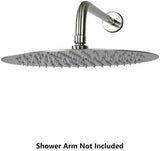 NearMoon Rain Shower Head, Ultra-Thin Design-Pressure Boosting, Awesome Some Experience, High Flow Stainless Steel Rainfall Head (12 Inch, Brushed Nickel)