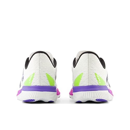 New Balance Women's FuelCell SuperComp Pacer V1 Running Shoe, White/Electric Indigo/Thirty Watt, 8.5 Wide