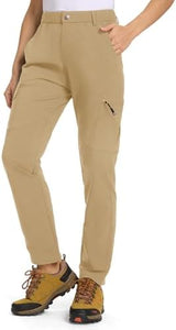 TBMPOY Women's Hiking Cargo Pants Lightweight Water Resistant Quick Dry Fishing Camping Travel Work Pant with 6 Pockets