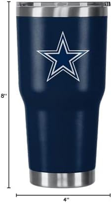 FOCO NFL unisex NFL Team Logo 30oz Insulated Stainless Steel Travel Mug Tumbler