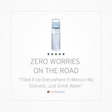 LifeStraw Go Series, BPA-Free Water Bottle for Travel and Everyday Use Removes Bacteria, Parasites, Microplastics, Improves Taste, 22oz 2-Pack; Icelandic Blue and Aegean Sea