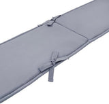 Breathable and Soft 4 in 1 Cushion, Four-Piece Thickened Anti-Collision Pad for Side (White) (Gray)