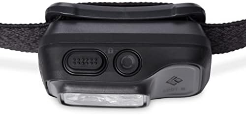 BLACK DIAMOND Spot 400-R Rechargeable LED Headlamp, Waterproof and Dimmable for Camping, Hiking, Running, Hunting, Work with Red Light Headlamp Mode