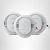 Kidde Hardwired Smoke & Carbon Monoxide Detector for Home, Interconnectable, AA Battery Backup, 3-Pack