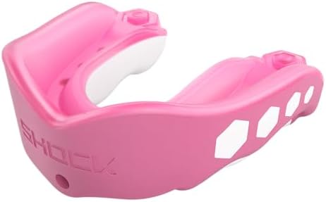 Shock Doctor Mouth Guard Sports, Hockey, Lacrosse, Baseball, Wrestling Moutguard, Gel Max Heavy Duty Protection & Custom Fit, Football Mouth Guard with Strap, Adult & Youth Mouthguard