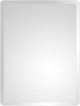Tula Rectangular Bathroom Mirror | Frameless Bevelled Edge Design | Wall Mounted Portrait or Landscape 600mm x 450mm