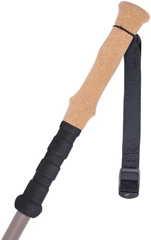 Cascade Mountain Tech Trekking Poles - Carbon Fiber Monopod Walking or Hiking Sticks with with Accessories Mount and Adjustable Quick Locks