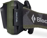 BLACK DIAMOND Storm 450 LED Headlamp, Waterproof and Dimmable Battery Powered Headlamp for Camping, Hiking, Hunting, Running, Work with Red Light Headlamp Mode, Dark Olive