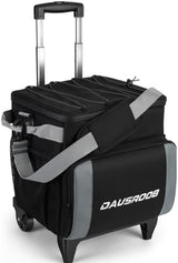 Rolling Cooler with Wheels, Heavy Duty Leakproof Soft-Sided Ice Chest, 12Hrs Ice Retention & Enhanced Stability Wheeled Coolbag, Insulated Travel Cooler for Camping,Grocery,Beach,Outdoor