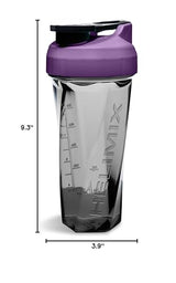 HELIMIX 2.0 Vortex Blender Shaker Bottle Holds upto 28oz | No Blending Ball or Whisk | USA Made | Portable Pre Workout Whey Protein Drink Shaker Cup | Mixes Cocktails Smoothies Shakes | Top Rack Safe