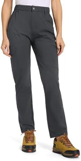 TBMPOY Women's Hiking Cargo Pants Lightweight Water Resistant Quick Dry Fishing Camping Travel Work Pant with 6 Pockets