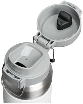 Stanley Quick Flip GO Water Bottle 36 oz | Push Button Lid | Leakproof and Packable for Travel and Sports | Insulated Stainless Steel | BPA-Free | Frost