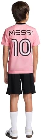 boys Lifestyle Short Sleeve 2-piece Set, Slim-fit Jersey Set With Top & Shorts