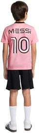 boys Lifestyle Short Sleeve 2-piece Set, Slim-fit Jersey Set With Top & Shorts