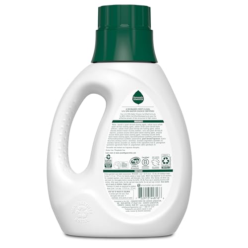 Seventh Generation Concentrated Laundry Detergent, Stain Fighting Formula, Fresh Lavender scent, 40 oz (53 Loads)