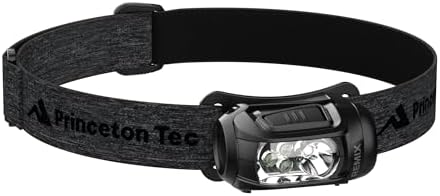 Princeton Tec Remix 450 Lumen Maxbright & Ultrabright Black / Dark Gray, LED Headlamp, IPX4 Water Resistance, Essential for Hiking, Camping, Hunting, Fishing, Running, & Safety Preparedness.