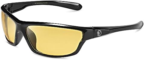 Nitrogen Polarized Wrap Around Sport Sunglasses for Men Women UV400 Protection Sun Glasses