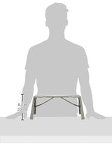 Squatty Potty Porta Traveler Foldable Toilet Stool for Travel, 7" Height, Gray