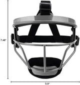 Dinictis Softball Face Mask, Lightweight, Comfortable, with Wide Field Vision, Durable and Safe Face Guards, Premium Protective Softball Fielder's Mask