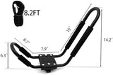 Taelakeni 2 Pairs Kayak Carrier Racks, Universal Cars Kayak Roof J Bar Rack