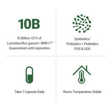 AceBiome BNRThin S30, Lactobacillus Gasseri BNR17, 10 Billion CFU Guaranteed, 30Capsules