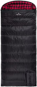 Teton Celsius XXL Sleeping Bag, Cold Weather Sleeping Bags for Adults and Kids, Camping Made Easy and Warm. Compression Sack Included, 35F, 25F, 0F, 20F Degree