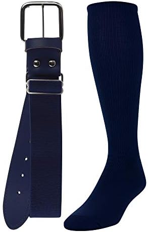 TCK Baseball or Softball Sock/Belt Combo- Youth & Adult Sizes for Boys and Girls Men and Women