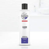 Nioxin Shampoo Sistema #6 Crecimiento de Cabello con Procesos de Decoloración, antifrizz y visiblemente escaso 300 ml