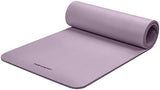 Retrospec Solana Yoga Mat 1/2" Thick w/Nylon Strap for Men & Women - Non Slip Exercise Mat for Yoga, Pilates, Stretching, Floor & Fitness Workouts
