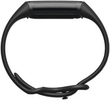Fitbit Charge 5 Advanced Fitness & Health Tracker with Built-in GPS, Stress Management Tools, Sleep Tracking, 24/7 Heart Rate and More, Black/Graphite, One Size (S &L Bands Included) (Renewed)