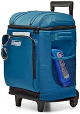 Coleman 42-Can Wheeled Soft Cooler, Leak-Proof Portable Insulated Chiller with 12+ Hour Ice Retention, Made with Recycled Materials