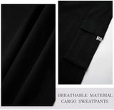 THWEI Mens Cargo Pants Casual Cotton Jogger Multi Pockets Outdoor Hiking Work Sweatpants