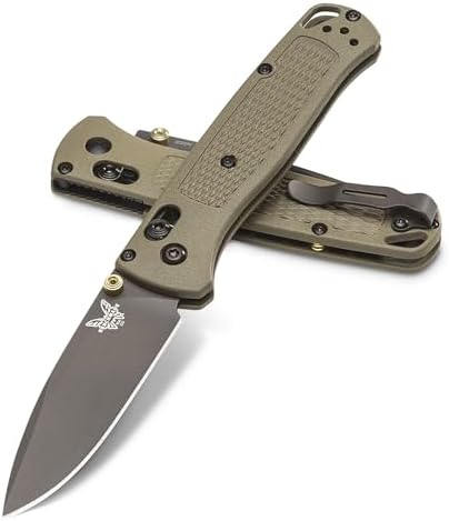 Benchmade - Bugout 535 EDC Knife with Ranger Green Grivory Handle (535GRY-1)