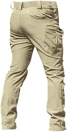 Tactical Pants for Men Water Resistant Hiking Cargo Pants Multi Pockets Stretch Waterproof Quick Dry Work Pants